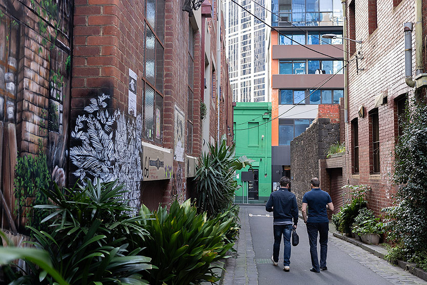 Council lays down models for more laneway greening in the CBD