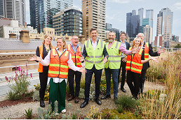 Melbourne rooftop goes green