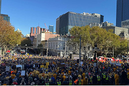 Legal challenge lodged against six-month police search zone covering Melbourne CBD