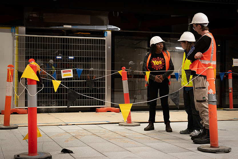 Creativity and construction: Metro Tunnel artists feature at Design Week