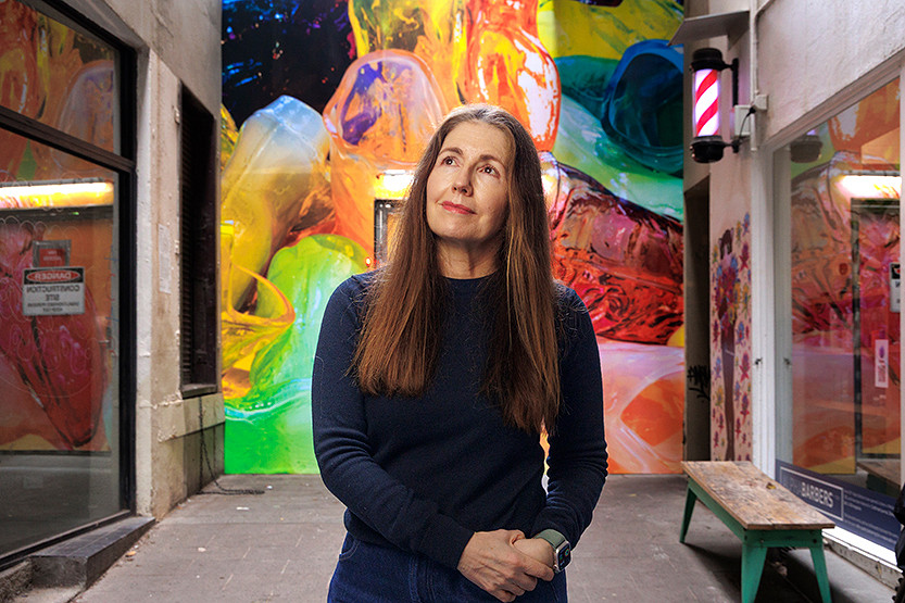 New Boot Camp artwork graces Scott Alley as the Metro Tunnel prepares to open