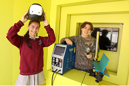 Fed Square turns into a sky-high skills showcase for VCE Vocational Major students