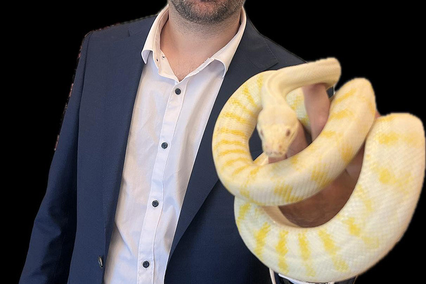Jarred Bingham: catching a different kind of snake