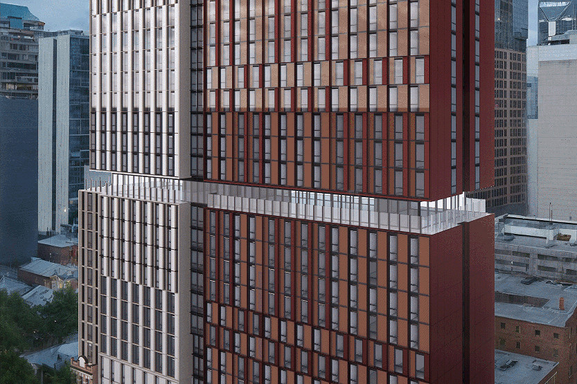 Construction begins on major student tower at 570 Little Bourke St