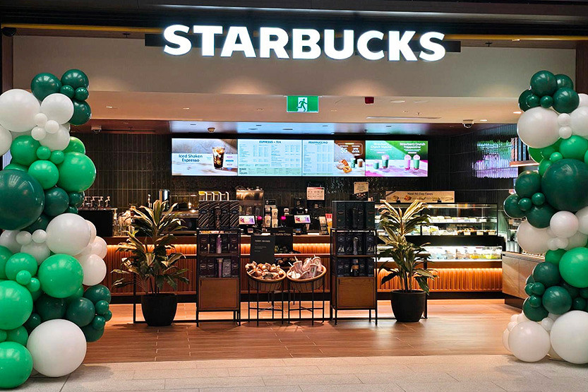 Starbucks opens first retail outlet at new Town Hall Station