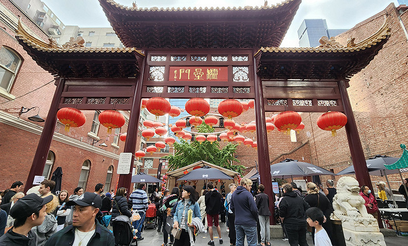 Winter in Chinatown