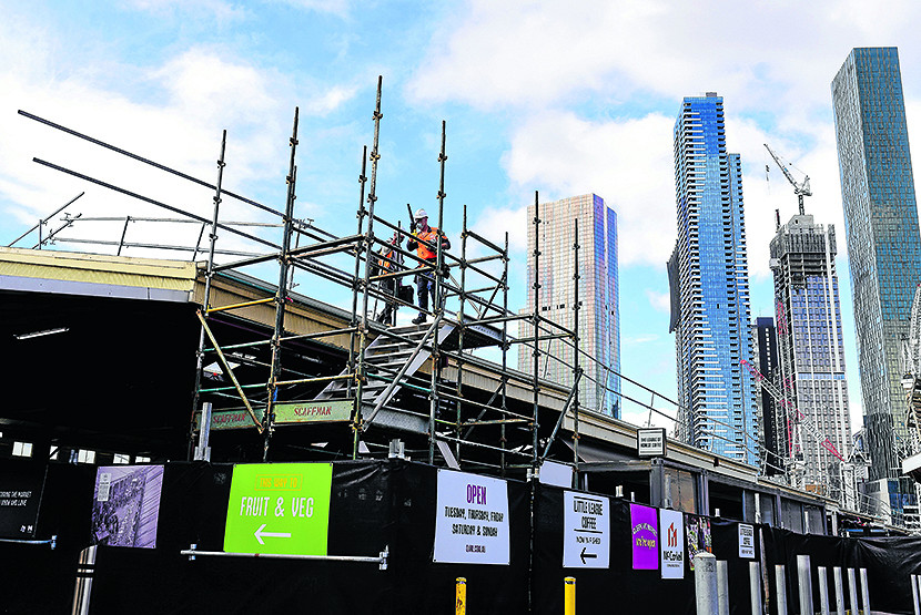 Construction industry delays hamper Queen Victoria Market renewal