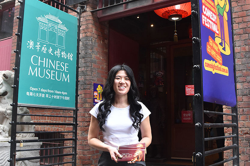 Taking comedy seriously: Annie Louey features at the Chinese Museum