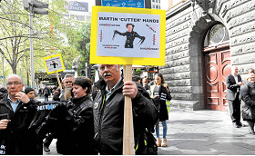 Workers demonise Mr ‘Cutter-hands’