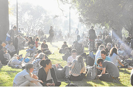 A puff in the park