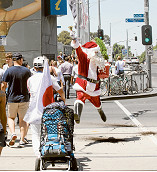 Energetic Santa Claus!