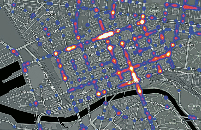 Bike crash hotspots
