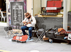 A good place for buskers