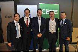 CBRE successfully mix footy and property
