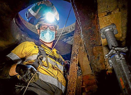 Powering on underneath the city
