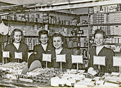 The women at Manning’s on the concourse at Flinders Street Station