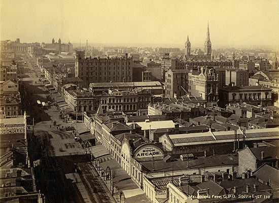 Bourke St at the turn of the 20th century