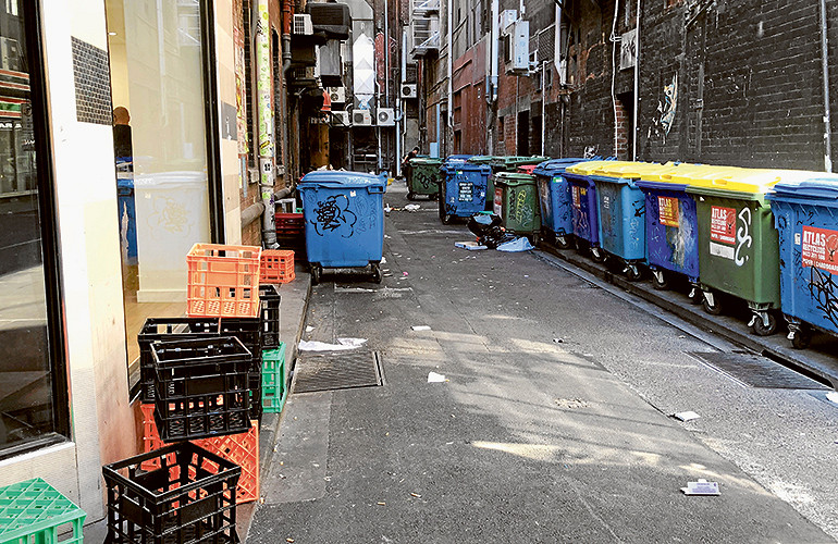 Laneways are not all green