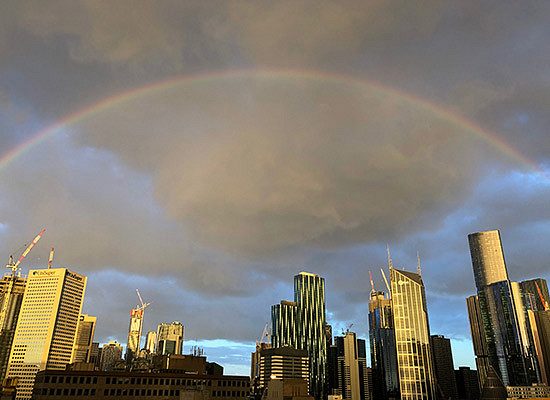 Somewhere over the rainbow …
