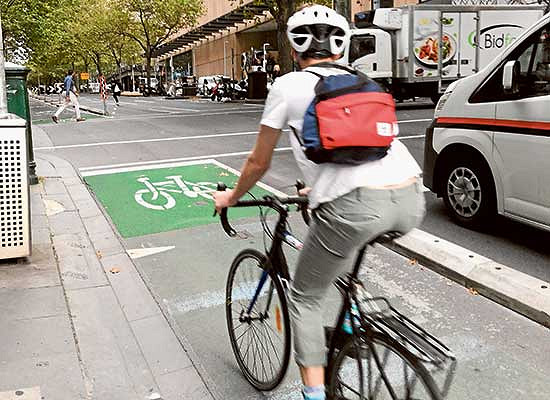 Trying out the council’s new bike lanes