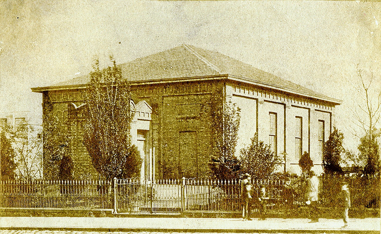 Independent Chapel Collins Street 1860