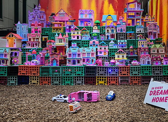 From trash to treasure … light-up installation transforms CBD laneway
