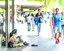 Calls to decriminalise begging rejected by police