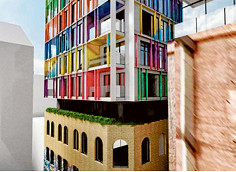 Hosier Lane apartments are only a facade