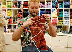 Unwinding with some wool