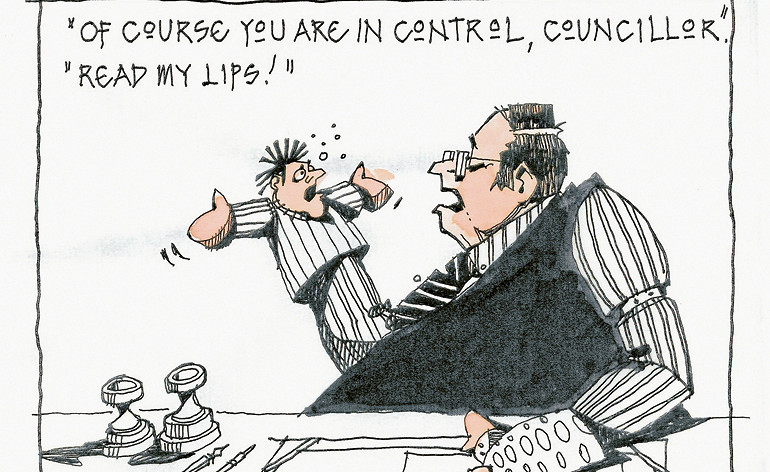 Where is the real power at Town Hall?