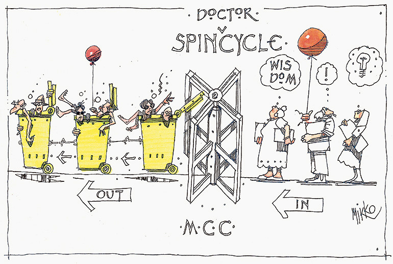 Revolving door for spin doctors