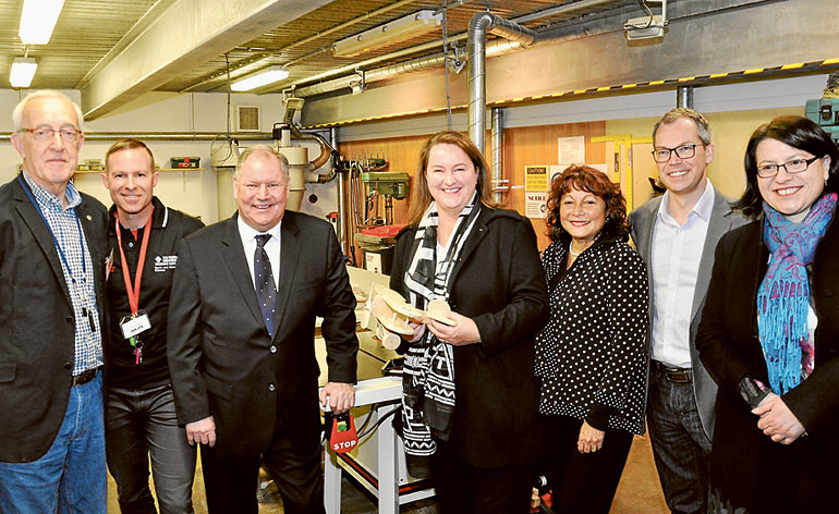 The city’s new men’s shed unveiled