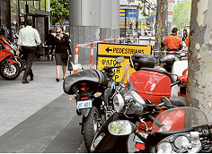 Plans to clear footpaths of motorbikes