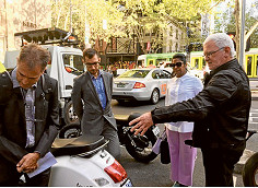 Bike bans on busy footpaths