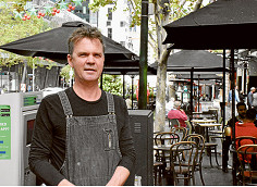 Outdoor dining a ray of sunshine over a quiet holiday break