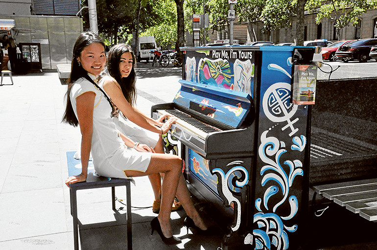 Street pianos bring music