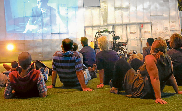 Moving pictures arrive in the CBD