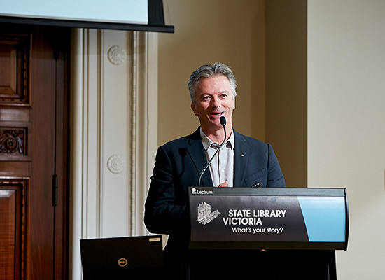 Ashes urn coming to State Library