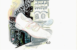 Laneway foot trade for the imaginative