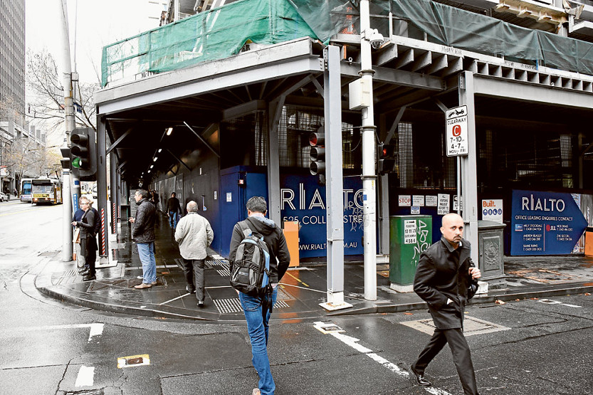 Walls go up on CBD space