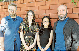 Student artwork on display at State Library