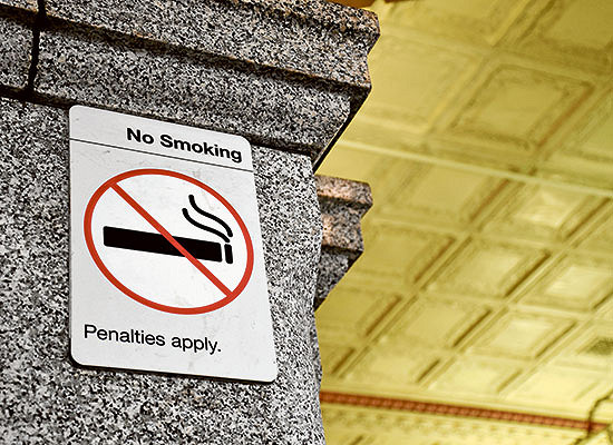 Ban on vaping