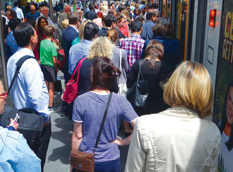 Tram-jam anyone?